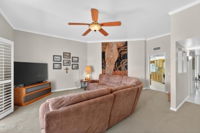 Updates abound in this move-in-ready 2-bed,2-bath,2+car garage on Sun City Riverview Golf Course in Arizona - for sale on GolfHomes.com, golf home, golf lot