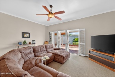Updates abound in this move-in-ready 2-bed,2-bath,2+car garage on Sun City Riverview Golf Course in Arizona - for sale on GolfHomes.com, golf home, golf lot