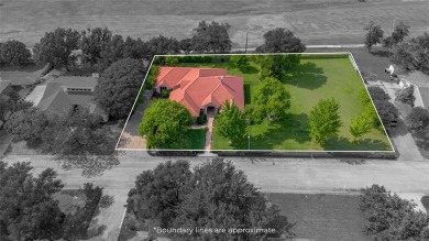 Spanish-style charm shines in this beautiful home set on an on Hillsboro Country Club in Texas - for sale on GolfHomes.com, golf home, golf lot