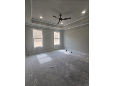 Stunning new construction single-level home situated in a on Big Sugar Golf Club in Arkansas - for sale on GolfHomes.com, golf home, golf lot