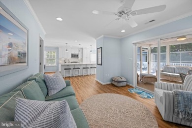 Stunning coastal home located just 3 miles to downtown Bethany on Salt Pond Golf Club in Delaware - for sale on GolfHomes.com, golf home, golf lot