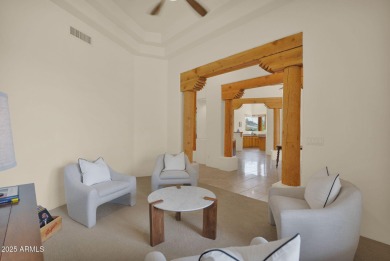 Discover this meticulously maintained custom home nestled within on Las Sendas Golf Club in Arizona - for sale on GolfHomes.com, golf home, golf lot
