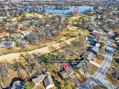 Enjoy the Lake St. Louis Association lifestyle with stunning on Lake Saint Louis Par 3 in Missouri - for sale on GolfHomes.com, golf home, golf lot