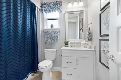 This stunning custom-built home, completed in 2025, showcases on Wildhorse Golf Club of Robson Ranch in Texas - for sale on GolfHomes.com, golf home, golf lot