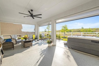 This stunning custom-built home, completed in 2025, showcases on Wildhorse Golf Club of Robson Ranch in Texas - for sale on GolfHomes.com, golf home, golf lot