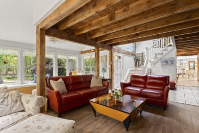 Thoughtfully designed post-and-beam home that blends character on Farm Neck Golf Club in Massachusetts - for sale on GolfHomes.com, golf home, golf lot