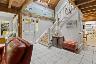 Thoughtfully designed post-and-beam home that blends character on Farm Neck Golf Club in Massachusetts - for sale on GolfHomes.com, golf home, golf lot