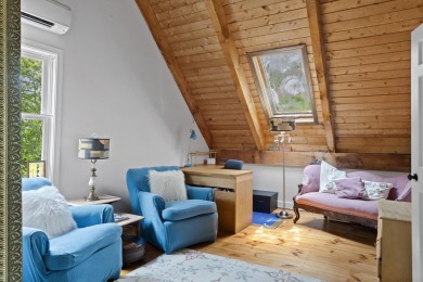 Thoughtfully designed post-and-beam home that blends character on Farm Neck Golf Club in Massachusetts - for sale on GolfHomes.com, golf home, golf lot