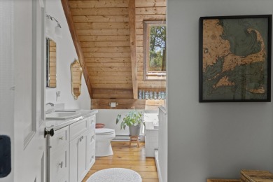 Thoughtfully designed post-and-beam home that blends character on Farm Neck Golf Club in Massachusetts - for sale on GolfHomes.com, golf home, golf lot