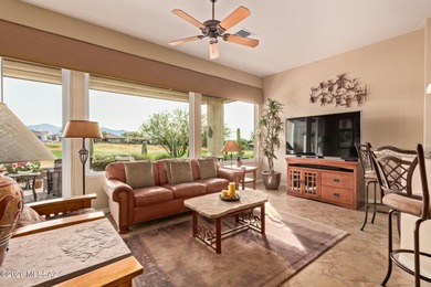Sundrenched and move-in ready, this Extended Keystone model sits on Heritage Highlands At Dove Mountain in Arizona - for sale on GolfHomes.com, golf home, golf lot