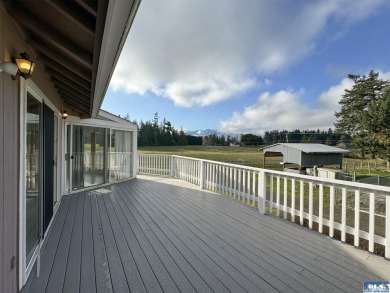 Situated at the end a private drive & backing up to the golf on The Cedars At Dungeness in Washington - for sale on GolfHomes.com, golf home, golf lot