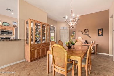 Sundrenched and move-in ready, this Extended Keystone model sits on Heritage Highlands At Dove Mountain in Arizona - for sale on GolfHomes.com, golf home, golf lot