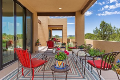 This recently constructed, open concept design residence on The Club At Las Campanas  in New Mexico - for sale on GolfHomes.com, golf home, golf lot