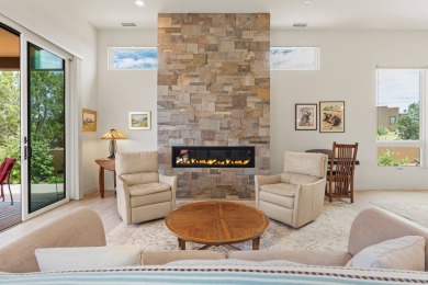 This recently constructed, open concept design residence on The Club At Las Campanas  in New Mexico - for sale on GolfHomes.com, golf home, golf lot