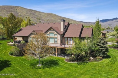 Discover refined mountain living in this stunning custom-built on Homestead Golf Club and Resort in Utah - for sale on GolfHomes.com, golf home, golf lot