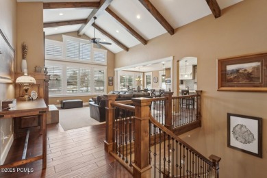 Discover refined mountain living in this stunning custom-built on Homestead Golf Club and Resort in Utah - for sale on GolfHomes.com, golf home, golf lot