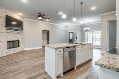 This custom home is ready for new owners to love, move in ready on The Retreat in Texas - for sale on GolfHomes.com, golf home, golf lot