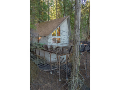 First time on the market, Grandpa's cabin is walking distance to on Sequoia Woods Country Club in California - for sale on GolfHomes.com, golf home, golf lot