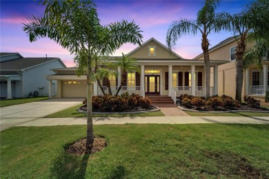 Welcome to 528 Islebay Blvd, a captivating Key West-style home on Apollo Beach Golf and Sea Club in Florida - for sale on GolfHomes.com, golf home, golf lot