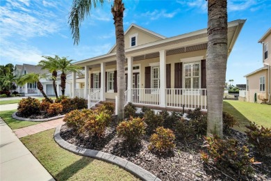 Welcome to 528 Islebay Blvd, a captivating Key West-style home on Apollo Beach Golf and Sea Club in Florida - for sale on GolfHomes.com, golf home, golf lot