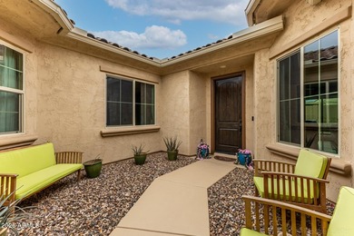 LOOKING FOR AN ACTIVE LIFESTYLE? This charming front courtyard on Poston Butte Golf Club in Arizona - for sale on GolfHomes.com, golf home, golf lot