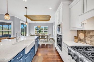 Gorgeous patio home sitting right on the golf course inside of on Compass Pointe Golf Course in North Carolina - for sale on GolfHomes.com, golf home, golf lot