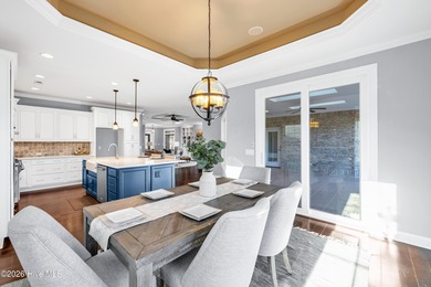 Gorgeous patio home sitting right on the golf course inside of on Compass Pointe Golf Course in North Carolina - for sale on GolfHomes.com, golf home, golf lot