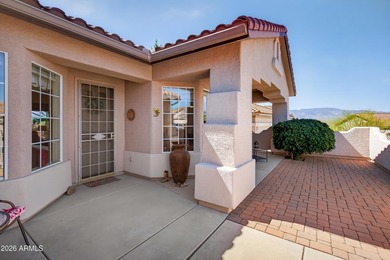 Charming home in the sought-after Verde Santa Fe 55+ community on  in Arizona - for sale on GolfHomes.com, golf home, golf lot