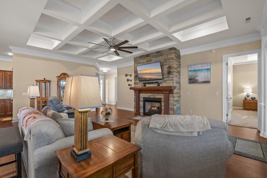 This exquisite single-level home on a pristine lake lot in the on Myrtlewood Golf Course and Club  in South Carolina - for sale on GolfHomes.com, golf home, golf lot