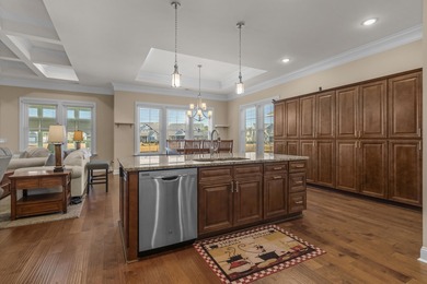 This exquisite single-level home on a pristine lake lot in the on Myrtlewood Golf Course and Club  in South Carolina - for sale on GolfHomes.com, golf home, golf lot