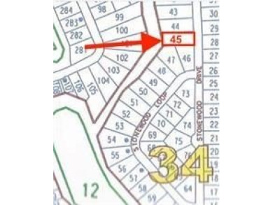 Great level lot, once trees cleared would have a view of the on White Bluff Resort - New Course in Texas - for sale on GolfHomes.com, golf home, golf lot