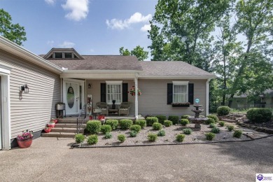 Lakefront Living at Its Finest! This stunning ranch-style home on Doe Valley Country Club in Kentucky - for sale on GolfHomes.com, golf home, golf lot