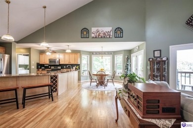 Lakefront Living at Its Finest! This stunning ranch-style home on Doe Valley Country Club in Kentucky - for sale on GolfHomes.com, golf home, golf lot
