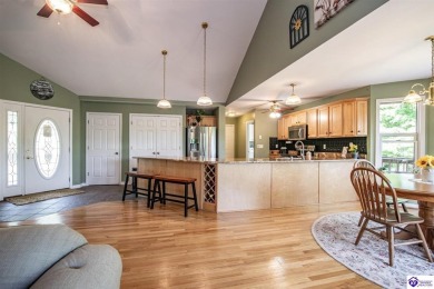 Lakefront Living at Its Finest! This stunning ranch-style home on Doe Valley Country Club in Kentucky - for sale on GolfHomes.com, golf home, golf lot