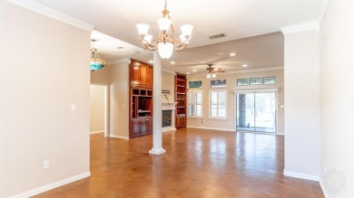 This three bedroom, two bathroom, large three car garage is on Granbury Country Club in Texas - for sale on GolfHomes.com, golf home, golf lot