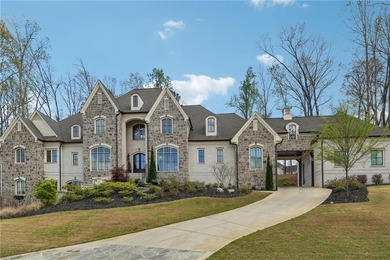 Stunning 9,900 sq ft custom estate located in a prestigious on Echelon Golf Club in Georgia - for sale on GolfHomes.com, golf home, golf lot