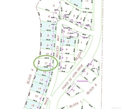 This lot has a near level building area located on a rise given on Ponce De Leon Golf Course in Arkansas - for sale on GolfHomes.com, golf home, golf lot