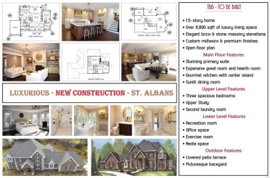 ***RARE OPPORTUNITY IN ST. ALBANS - TBB - LUXURIOUS NEW on Country Club of St Albans in Missouri - for sale on GolfHomes.com, golf home, golf lot