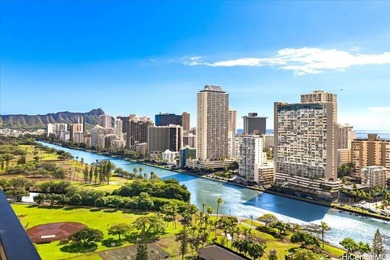 Welcome to this high floor, beautiful and bright corner unit at on Ala Wai Golf Course in Hawaii - for sale on GolfHomes.com, golf home, golf lot