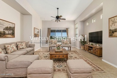 *On the Golf Course* A charming single-story home in The on Tuscany Falls At Pebble Creek in Arizona - for sale on GolfHomes.com, golf home, golf lot