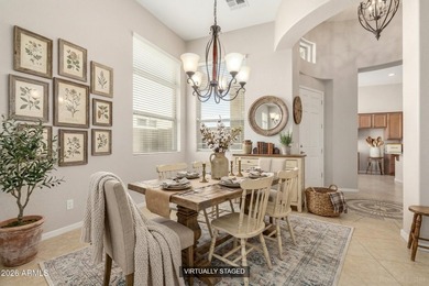 *On the Golf Course* A charming single-story home in The on Tuscany Falls At Pebble Creek in Arizona - for sale on GolfHomes.com, golf home, golf lot