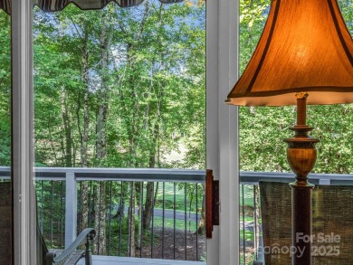 Immaculate golf course home overlooking the 16th fairway of on Rumbling Bald Resort on Lake Lure in North Carolina - for sale on GolfHomes.com, golf home, golf lot