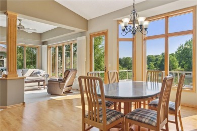 Lake Front on Sunrise Lake.  Custom walk-out home on Sunrise on TPC of the Twin Cities in Minnesota - for sale on GolfHomes.com, golf home, golf lot