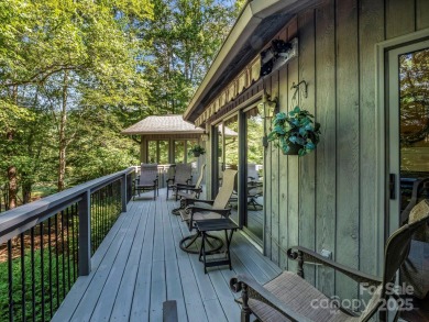 Immaculate golf course home overlooking the 16th fairway of on Rumbling Bald Resort on Lake Lure in North Carolina - for sale on GolfHomes.com, golf home, golf lot