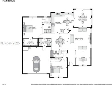 Rare Dickinson model features a delightful 2-bedroom, 2-bathroom on Okatie Creek Golf Club in South Carolina - for sale on GolfHomes.com, golf home, golf lot