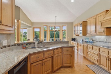 Lake Front on Sunrise Lake.  Custom walk-out home on Sunrise on TPC of the Twin Cities in Minnesota - for sale on GolfHomes.com, golf home, golf lot