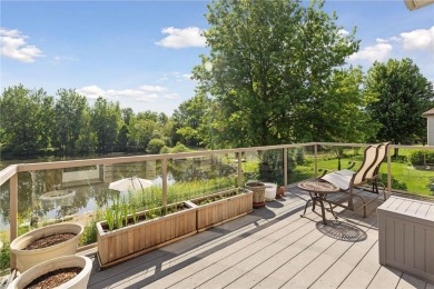 Lake Front on Sunrise Lake.  Custom walk-out home on Sunrise on TPC of the Twin Cities in Minnesota - for sale on GolfHomes.com, golf home, golf lot