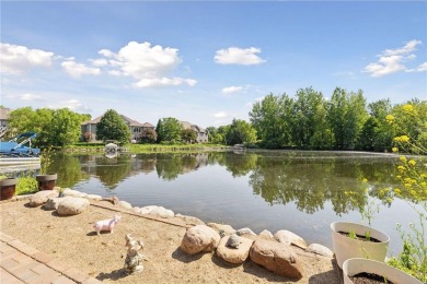 Lake Front on Sunrise Lake.  Custom walk-out home on Sunrise on TPC of the Twin Cities in Minnesota - for sale on GolfHomes.com, golf home, golf lot