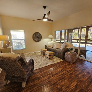Enter this cozy home that offers the perfect space for a single on Lake Ashton Golf Club in Florida - for sale on GolfHomes.com, golf home, golf lot