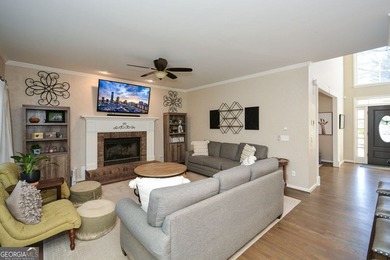 Imagine pulling into the driveway of a stunning traditional on Canongate At Eagle Watch Golf Club in Georgia - for sale on GolfHomes.com, golf home, golf lot